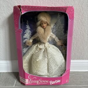Winter Evening Barbie Snowflake Doll Special Edition 1998 Mattel 19218 Vintage